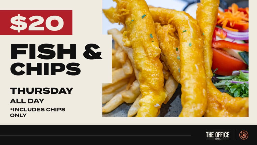 Thursday Fish and Chips promo
