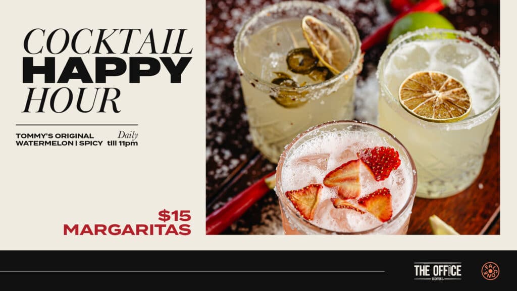 Cocktail Happy Hour promo