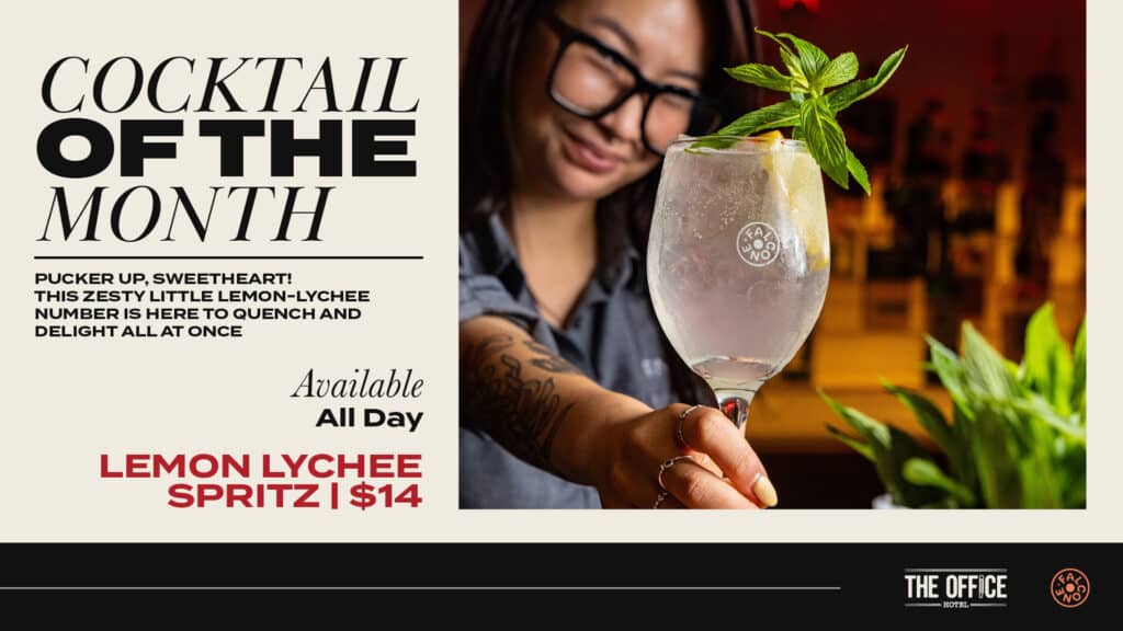 Cocktail of the month promo