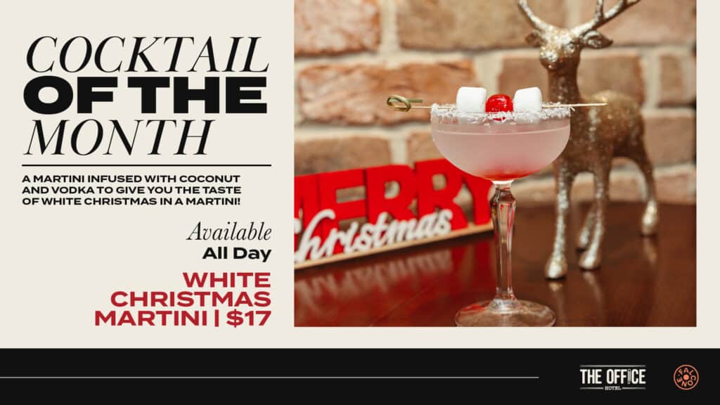 Cocktail of the month promo