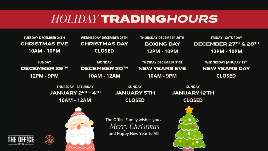 Christmas trading hours