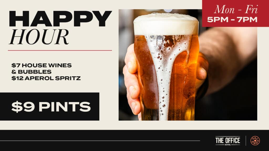 Happy hour promo