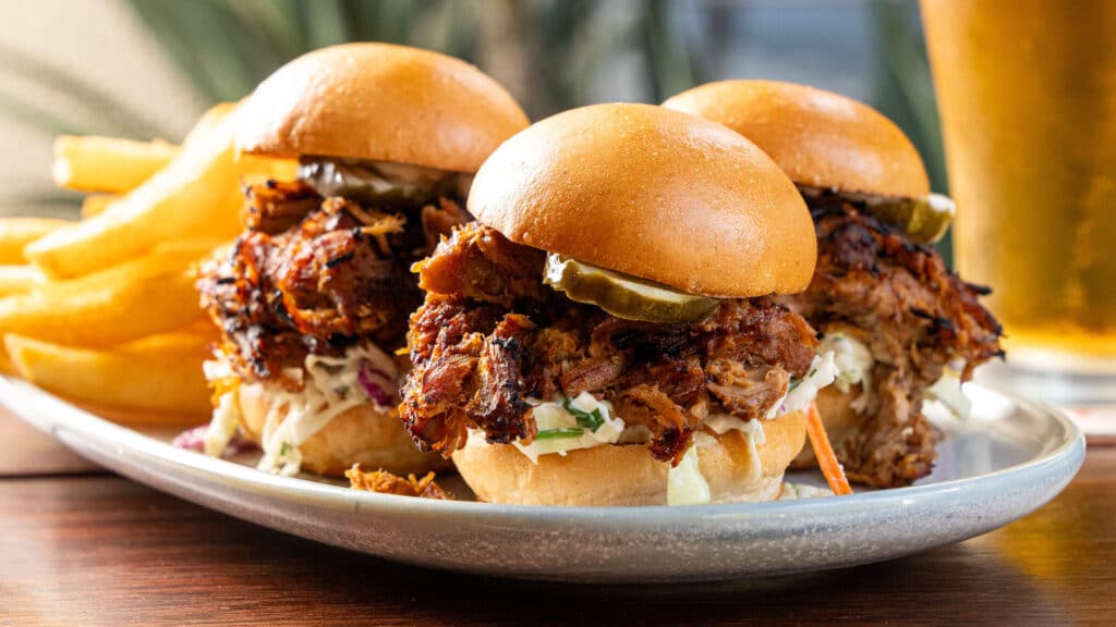 Tennessee Whiskey Pulled Pork Sliders