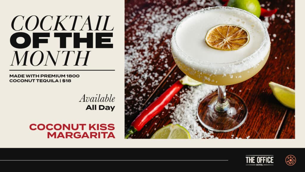 Cocktail of the month promo