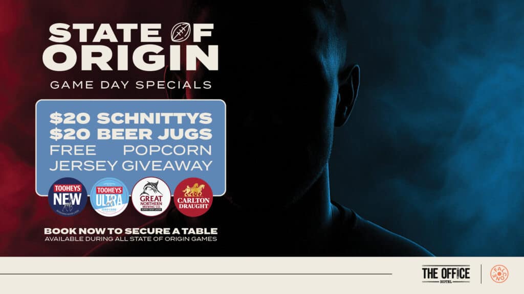 State of Origin food and bev promo