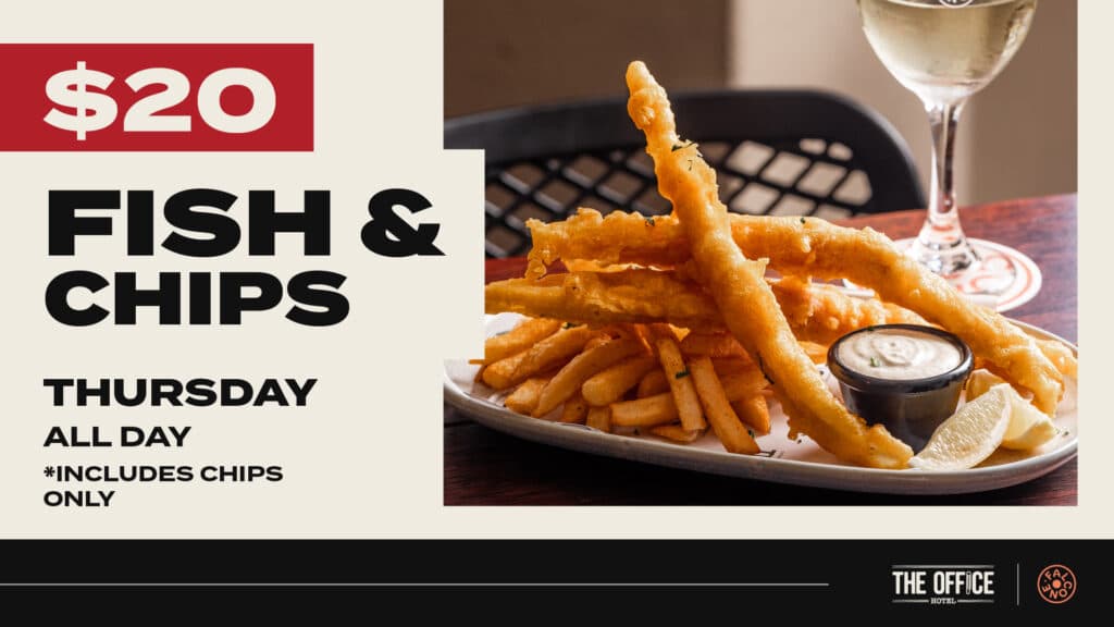 Thursday Fish and Chips promo
