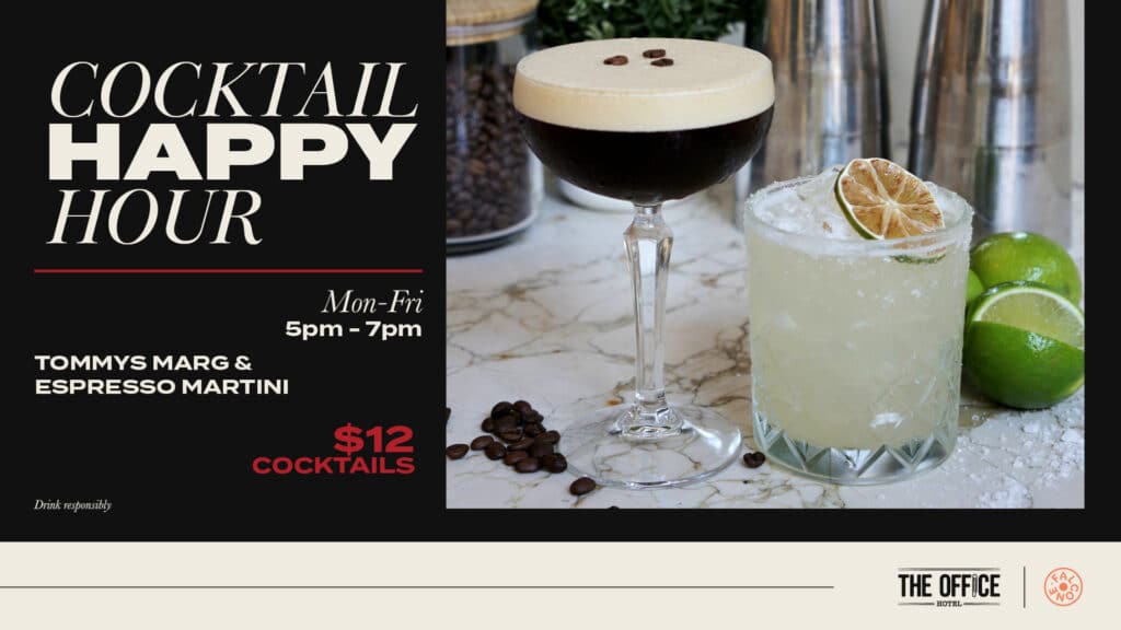 Cocktail Happy Hour promo