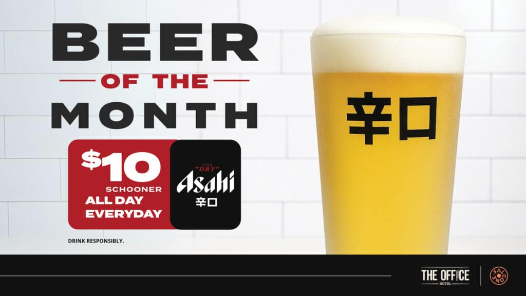 Asahi beer of the month promo