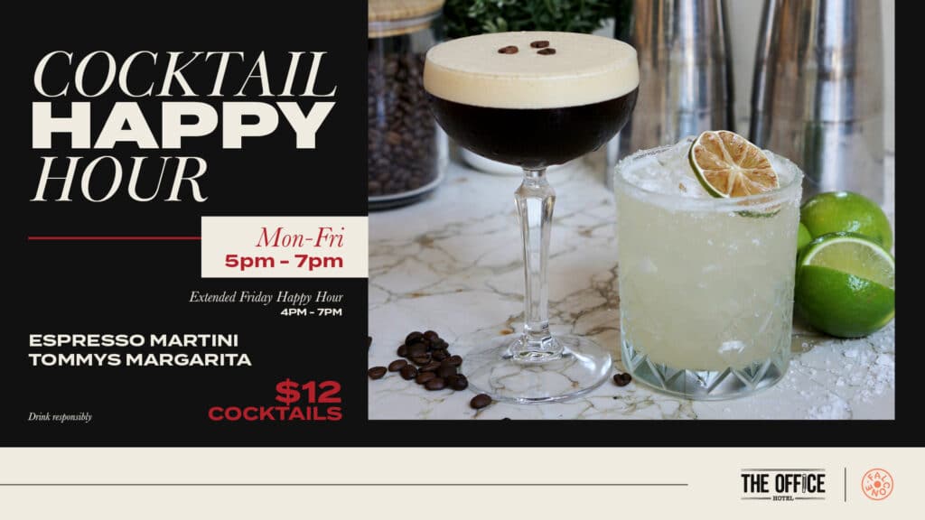 Cocktail Happy Hour promo