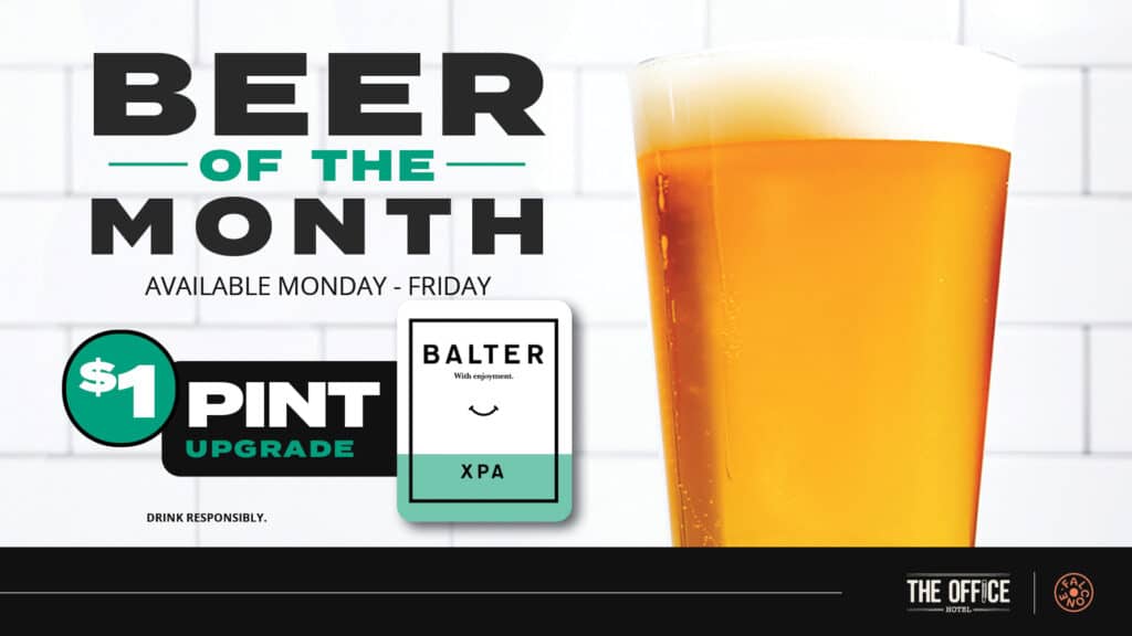 Balter beer of the month promo