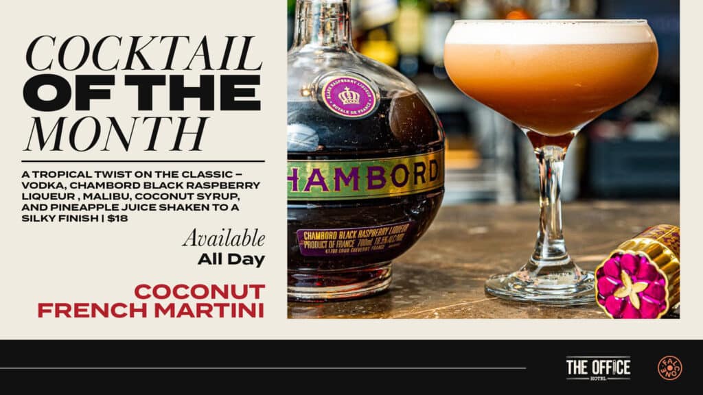 Cocktail of the month promo