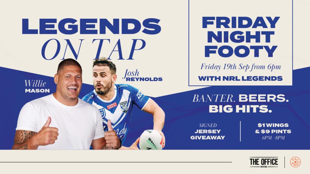 Legends on tap promo