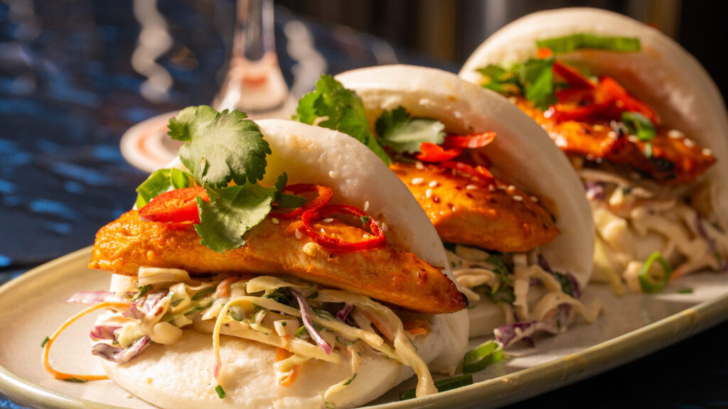 Chilli Chicken Bao Buns