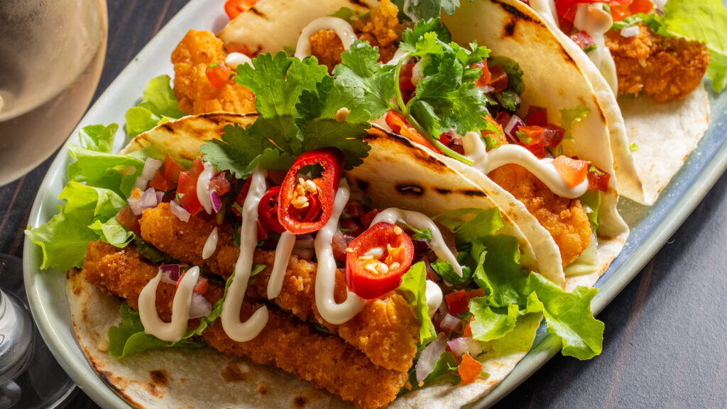 Chilli Squid Tacos