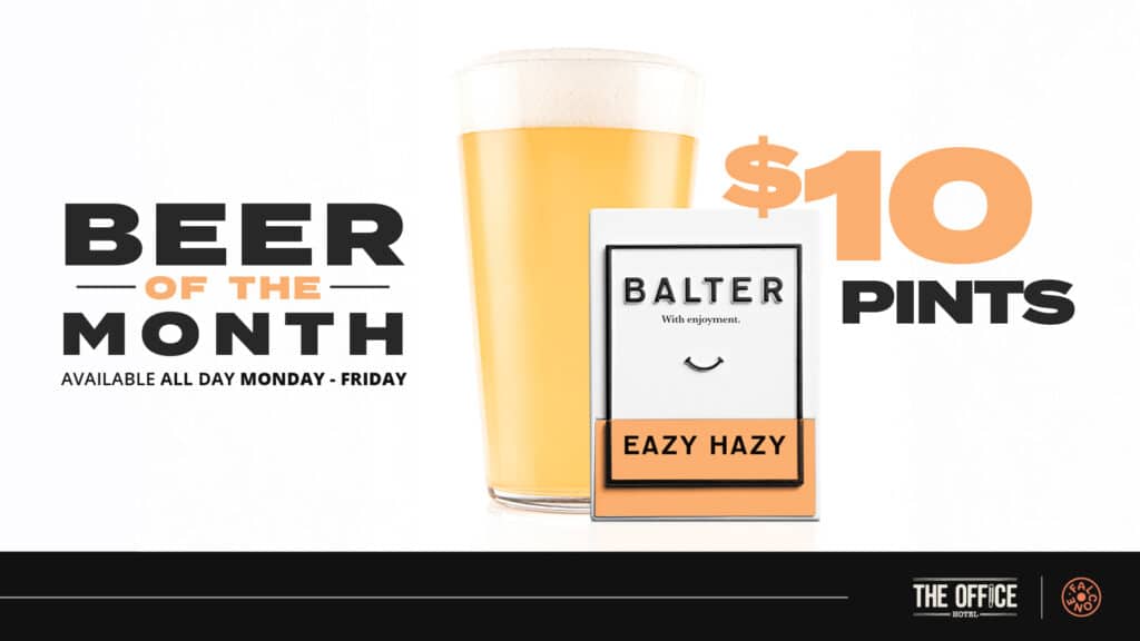 Balter beer of the month promo