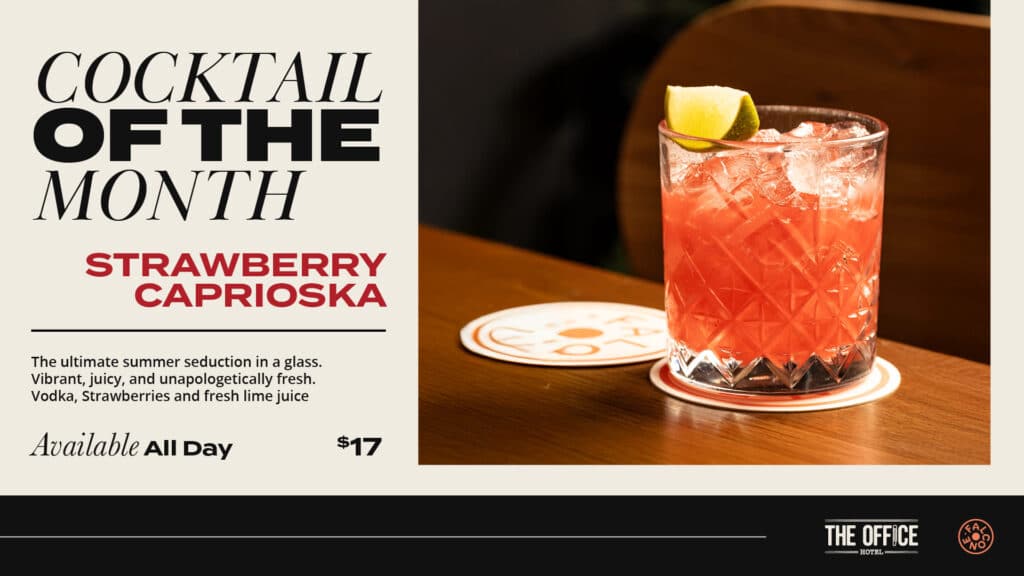Cocktail of the month promo