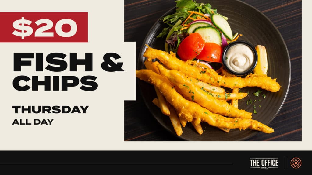 Thursday Fish and Chips promo