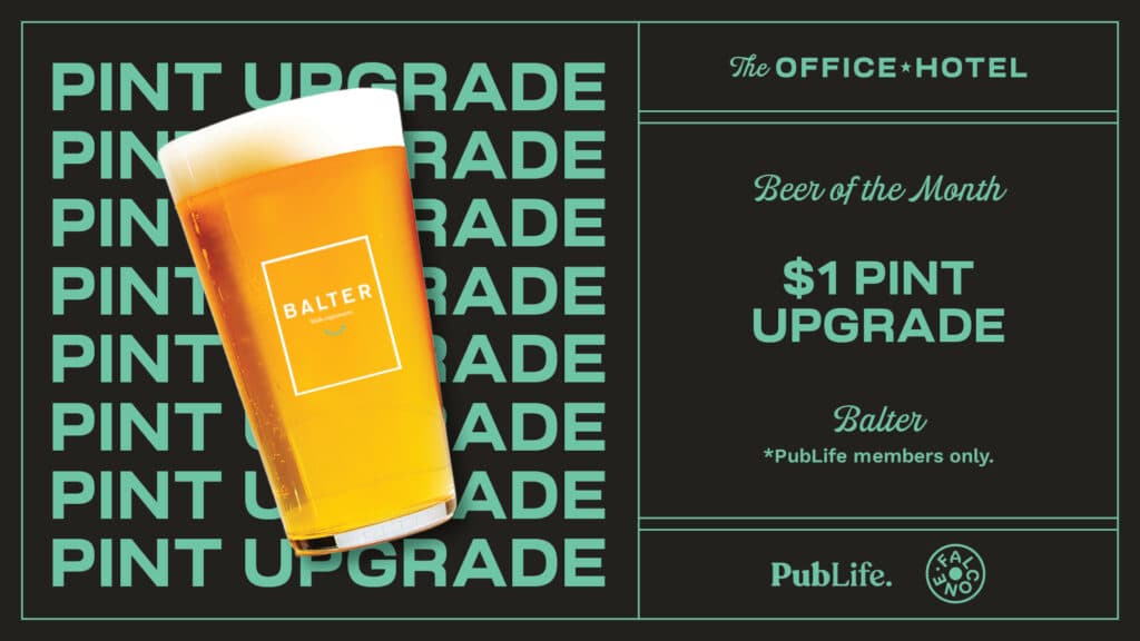 Balter Beer of the month promo