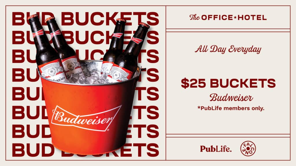 Bud buckets promo
