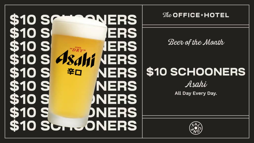 Asahi Beer of the month promo