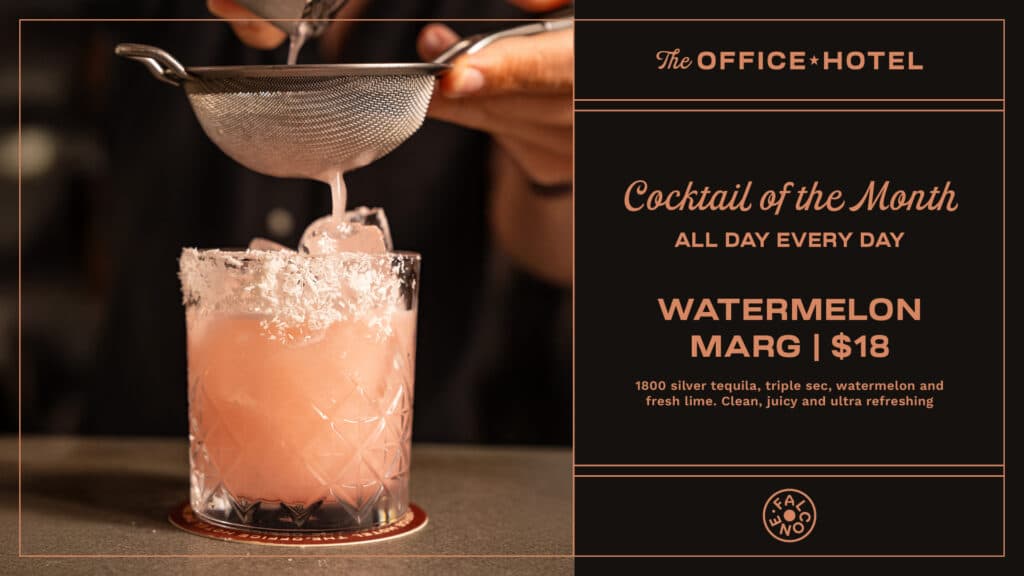 Cocktail of the month promo