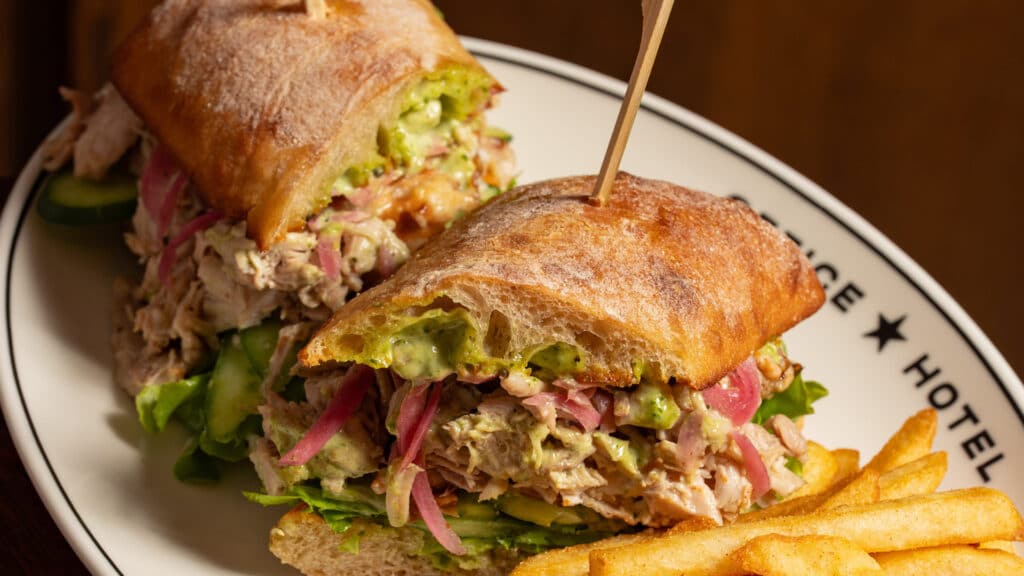 Green Goddess Chicken Sando