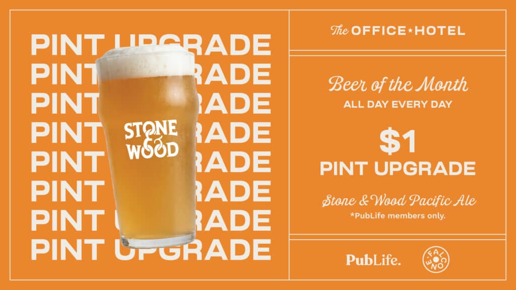 Beer of the month promo