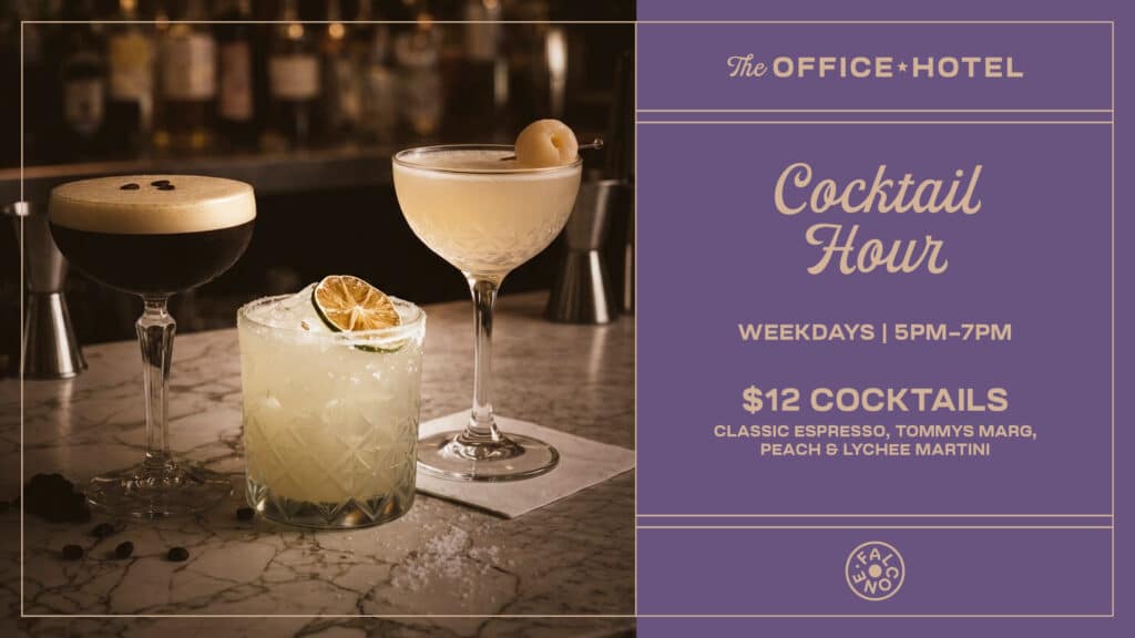 Cocktail Happy Hour promo