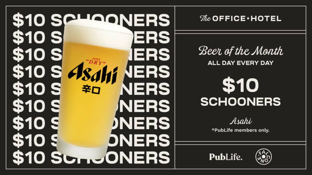 Beer of the month promo