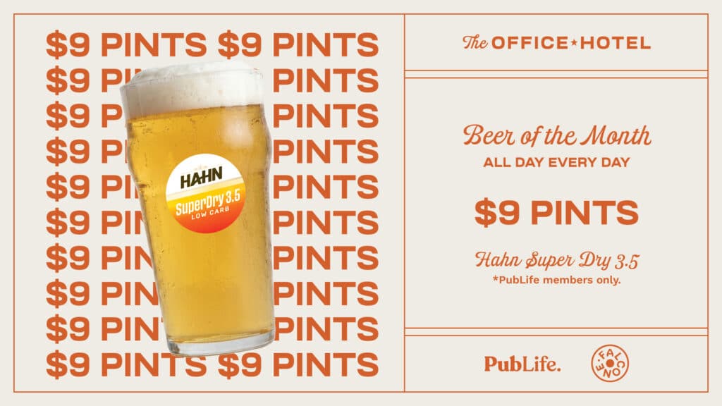 Beer of the month promo