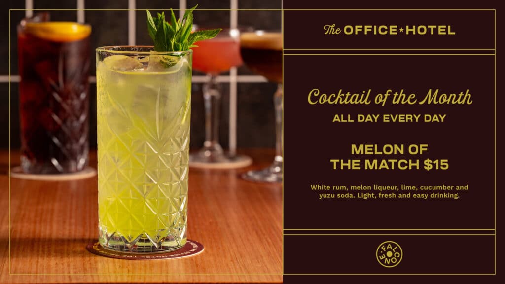 Cocktail of the month promo