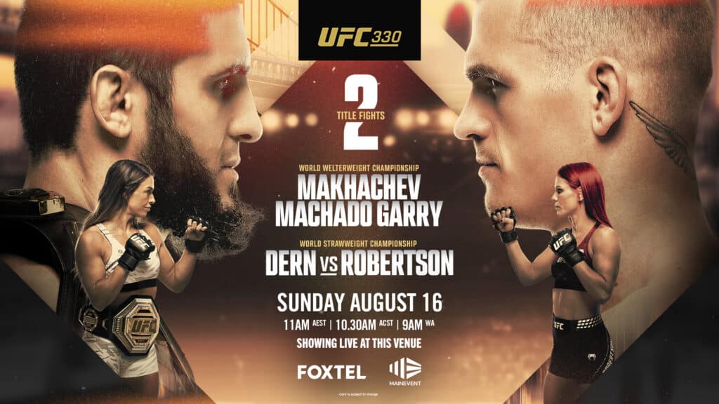 UFC 330 promo