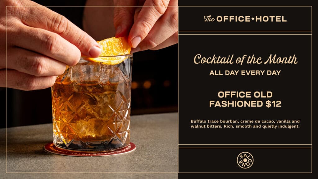 Cocktail of the month promo